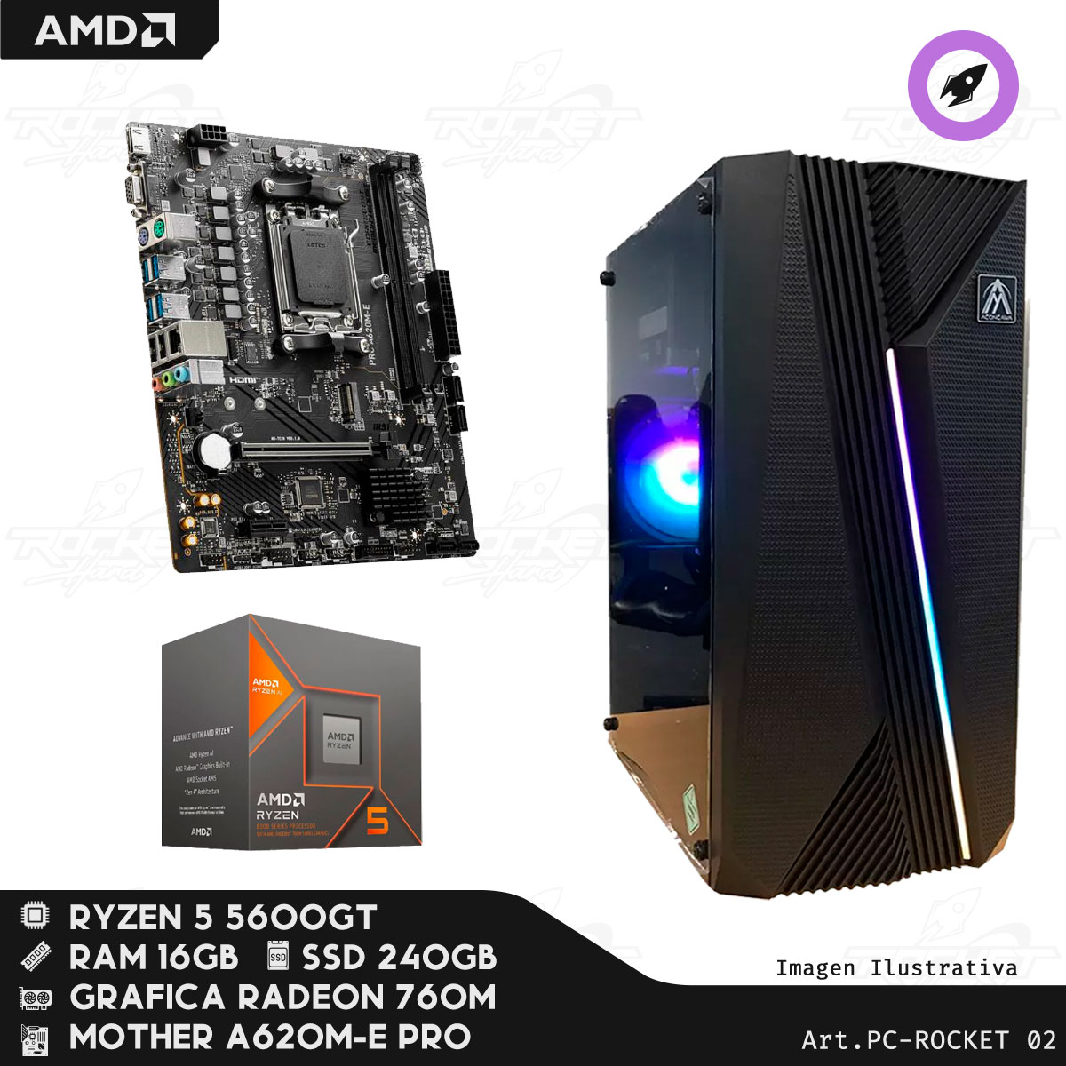 PC RYZEN 5 8600G PROMO - AM5