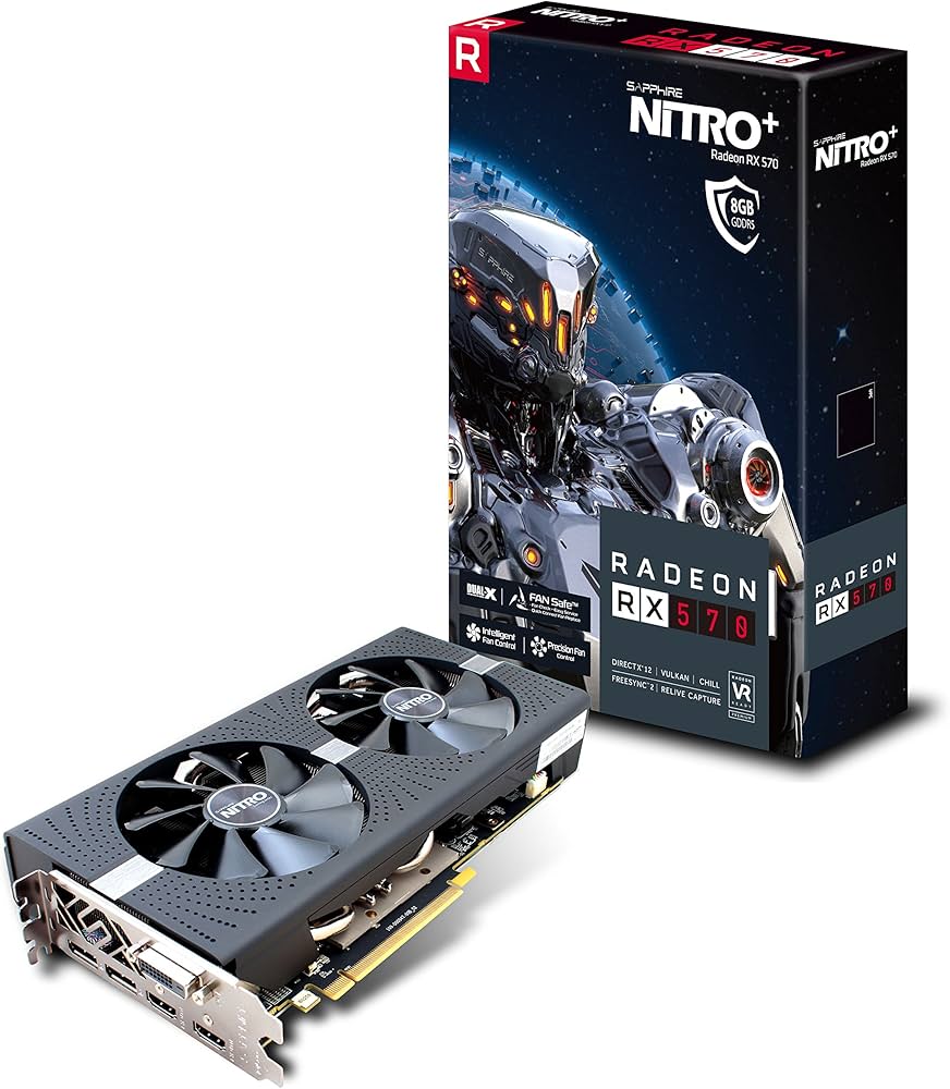 OUTLET PLACA DE VIDEO SAPPHIRE NITRO RADEON RX 570 8GB GDDR5