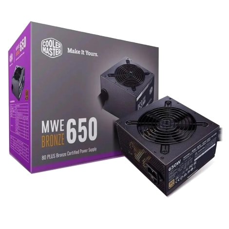 OUTLET FUENTE COOLER MASTER MWE 650W 80+ BRONCE