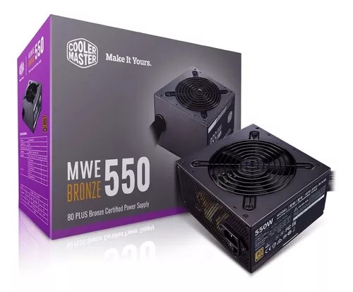 Outlet Fuente Cooler Master Mwe 550w 80+ Bronce