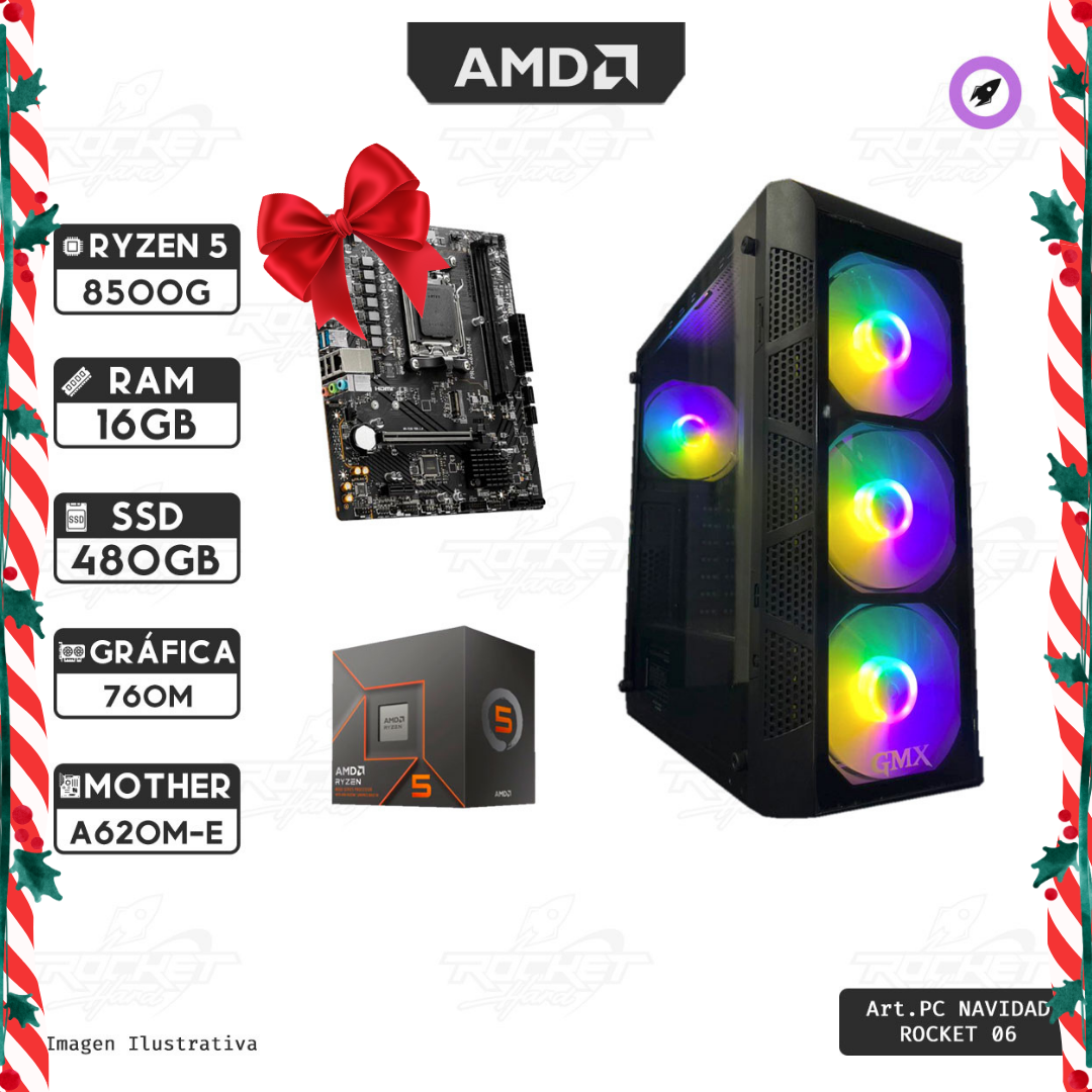 Pc Promo Ryzen 5 8500g Am5 - 16gb - 480gb