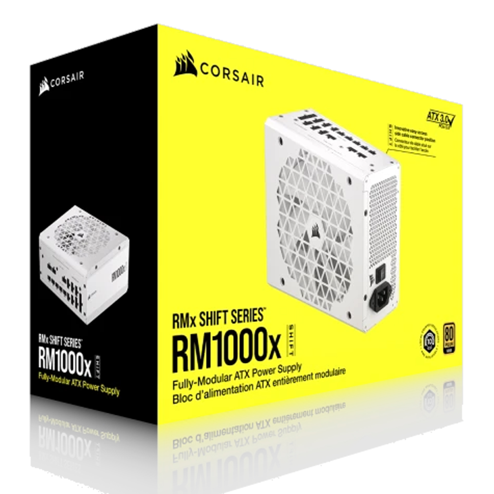 FUENTE CORSAIR RM1000X 1000W 80 PLUS GOLD FULL MODULAR WHITE