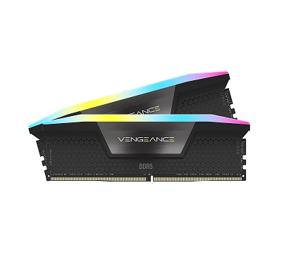 MEMORIA DDR5 CORSAIR 32GB (2X16GB) 6600 MHZ VENGEANCE RGB BLACK CL38