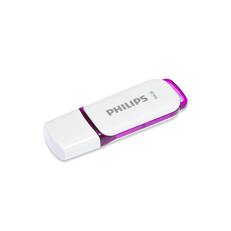 PENDRIVE PHILIPS 64GB SNOW USB 3.0 PURPLE