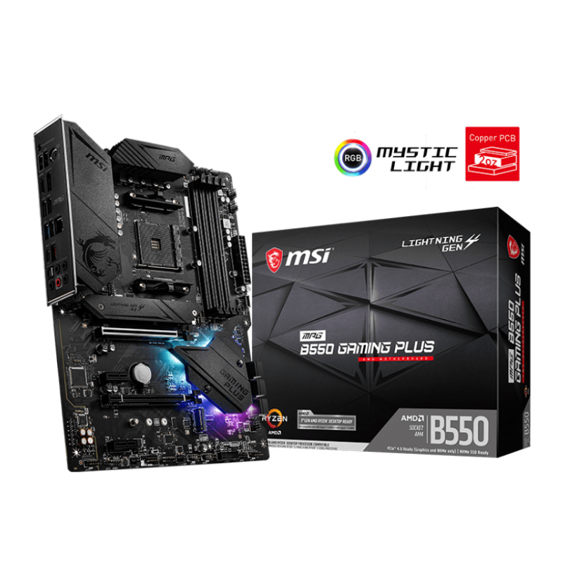 MOTHER MSI MPG B550 GAMING PLUS DDR4 AM4
