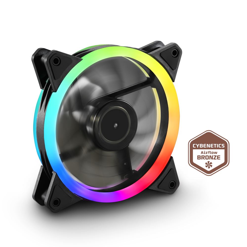 COOLER SHARKOON SHARK BLADES PWM RGB FAN 120MM BLACK (SHARK BLADES PWM RGB FAN)