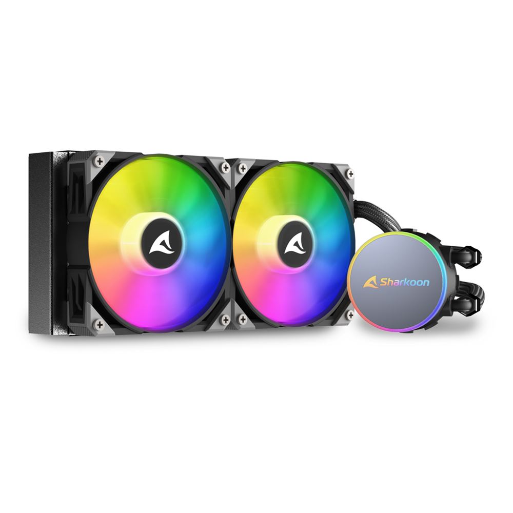 WATER COOLING SHARKOON S70 RGB AIO 240MM 600RPM A 2000RPM (S70 RGB)