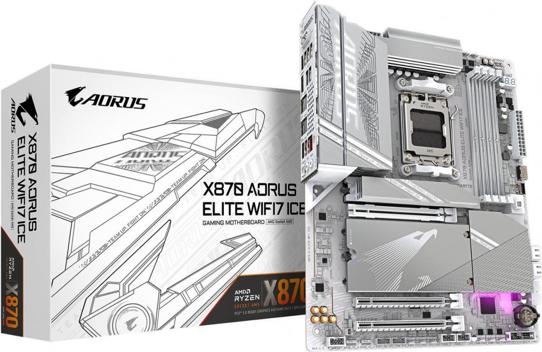 MOTHER GIGABYTE X870 A ELITE WF7 ICE (AM5)