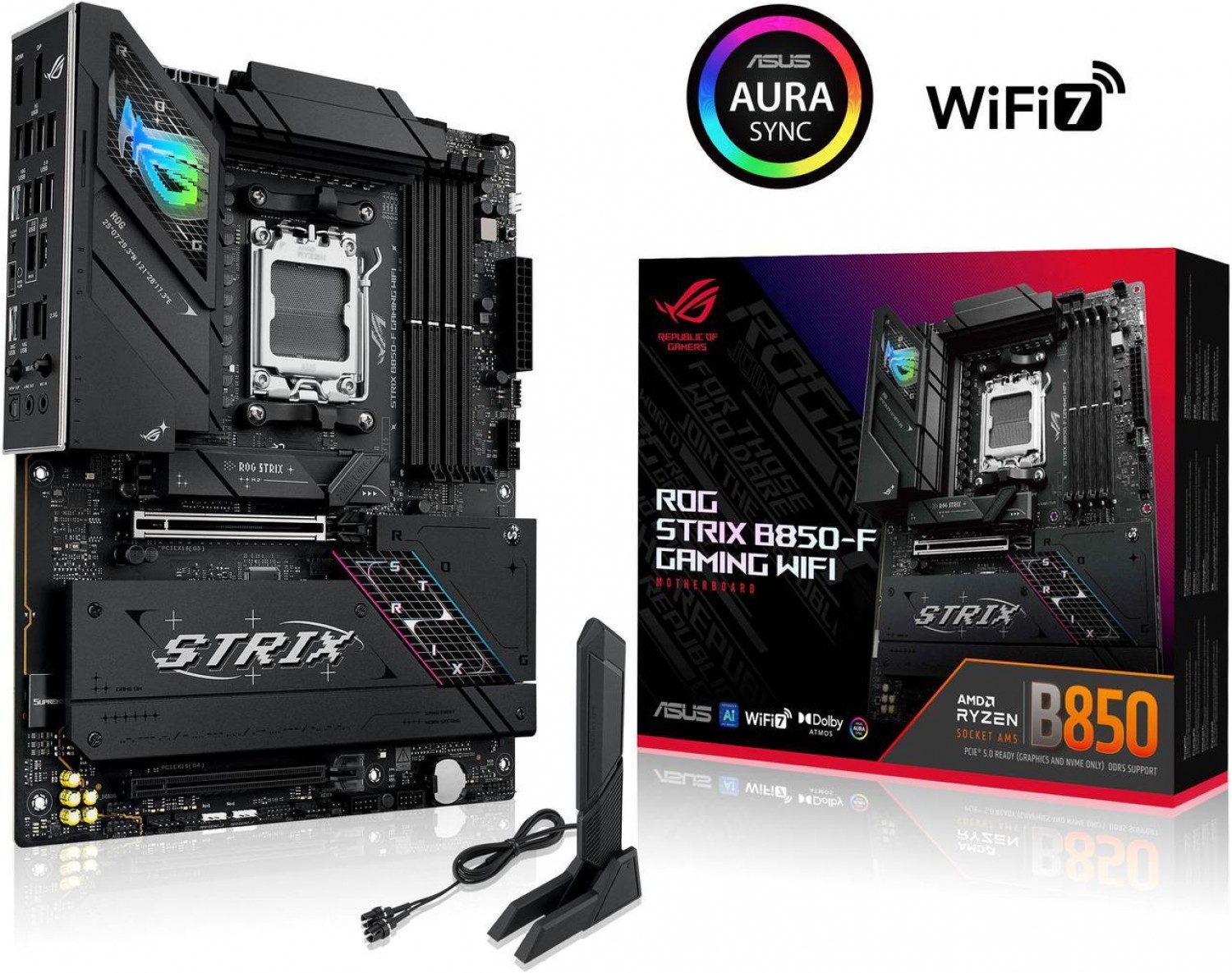 MOTHER ASUS ROG STRIX B850-F GAMING WIFI (AM5)