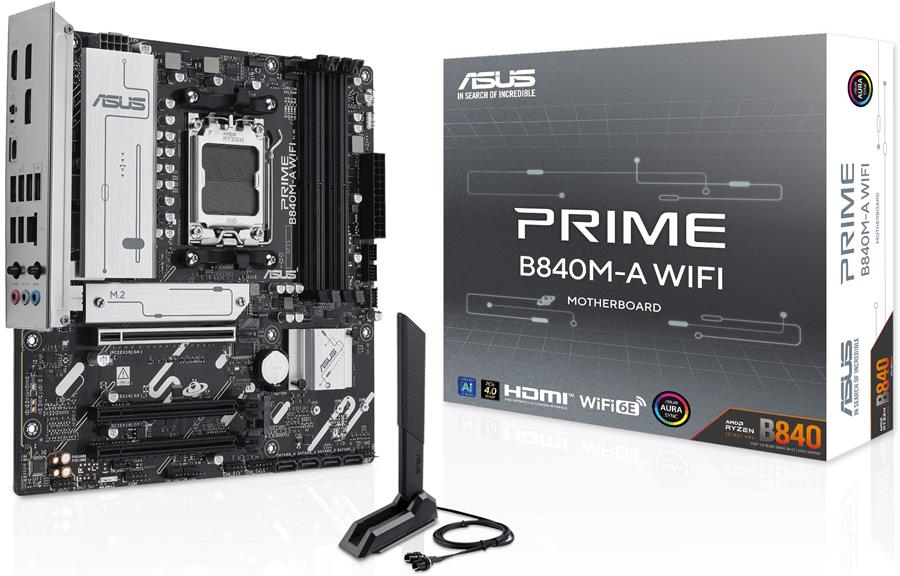 MOTHERBOARD ASUS PRIME B840M-A WIFI DDR5 (AM5)