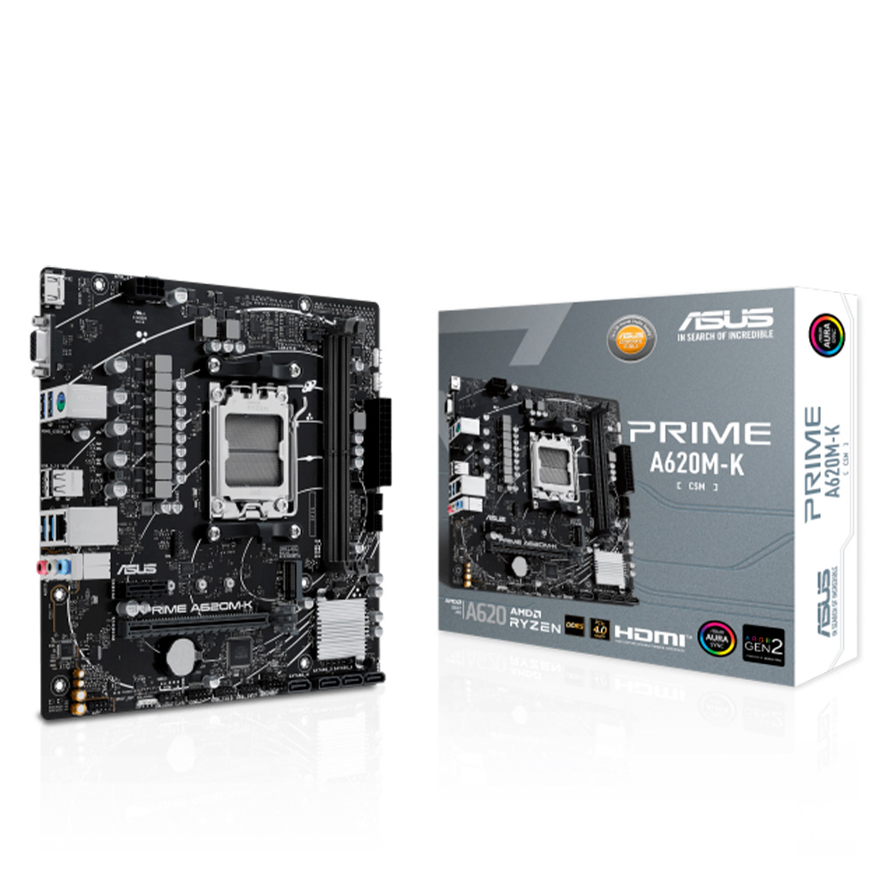 MOTHERBOARD ASUS PRIME A620M-K-CSM (AM5)