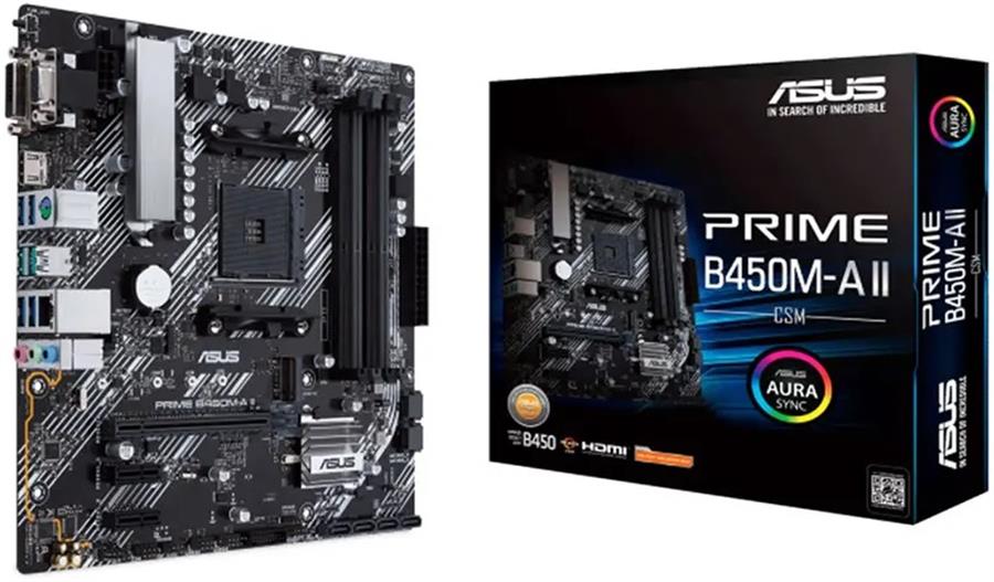 Motherboard Asus Prime B450m-a Ii Csm Am4