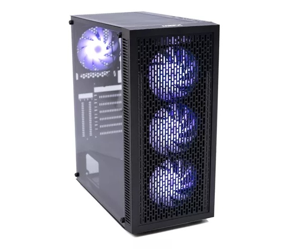 GABINETE GAMER MERX COBRA KING CK-100 BLACK CON 4 FANS