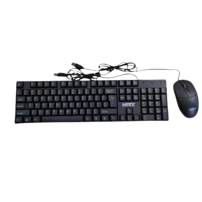 TECLADO Y MOUSE BLACK USB MERX