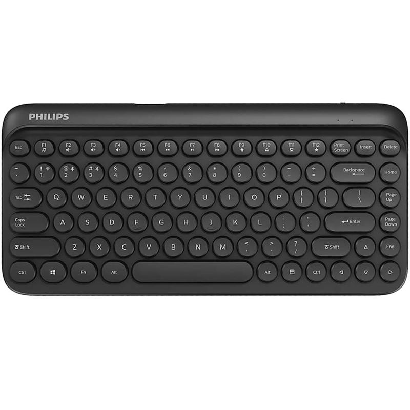 TECLADO PHILIPS K624 WIRELESS & BLUETOOTH BLACK
