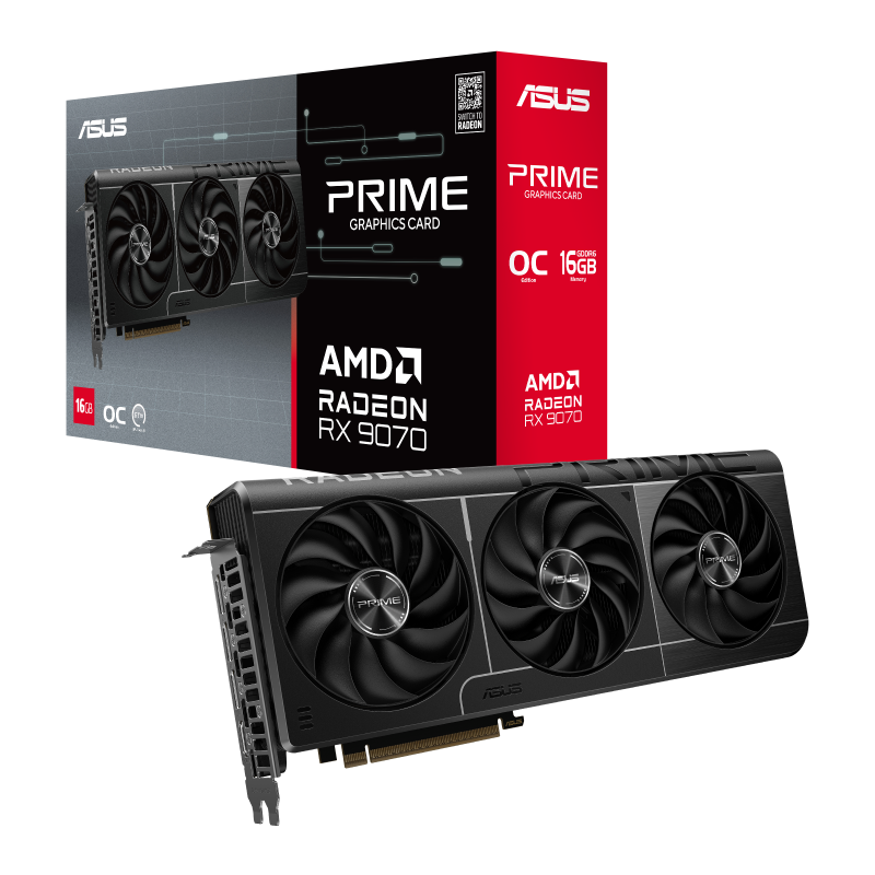 PLACA DE VIDEO ASUS PRIME RADEON RX 9070 16GB OC