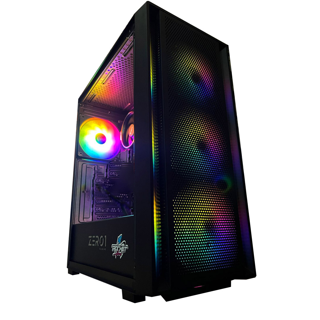 GABINETE GAMER ZER01 GAMING POLLUX PRO 6 FAN ARGB