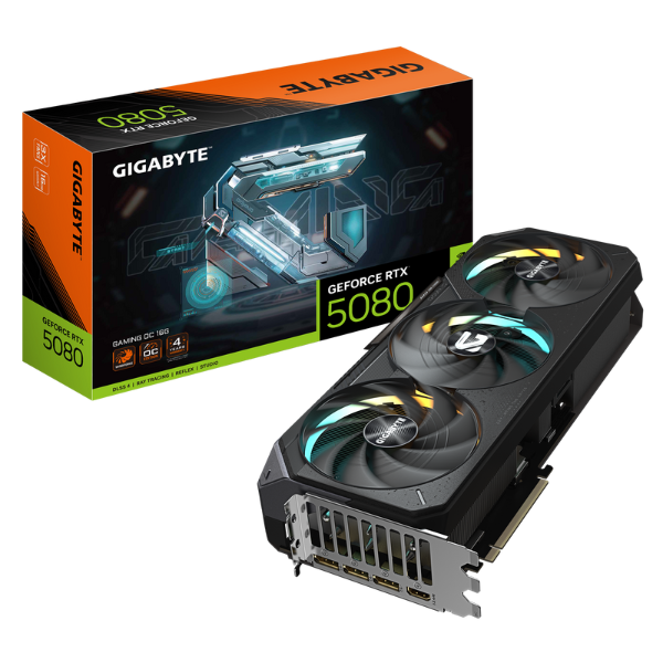 PLACA DE VIDEO GIGABYTE GEFORCE RTX 5080 GAMING OC 16G