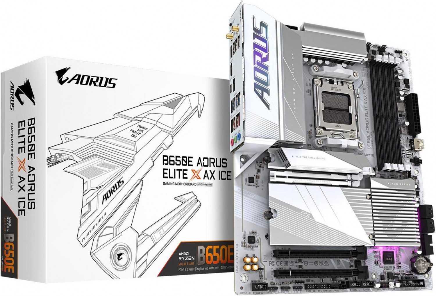 MOTHER GIGABYTE B650 A ELITE AX ICE 1.1 (AM5)