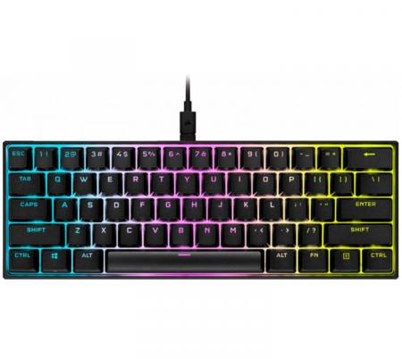 TECLADO MECANICO CORSAIR K65 MINI SWTICH CHERRY MX RED RGB 60% USB-C