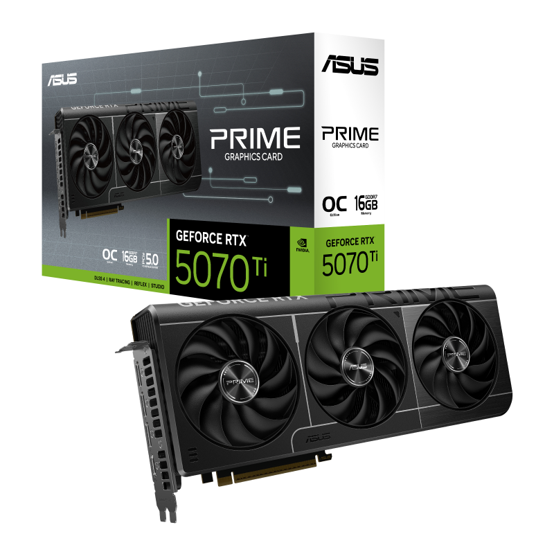 PLACA DE VIDEO ASUS GAMING PRIME RTX 5070 TI OC 16GB GDDR7