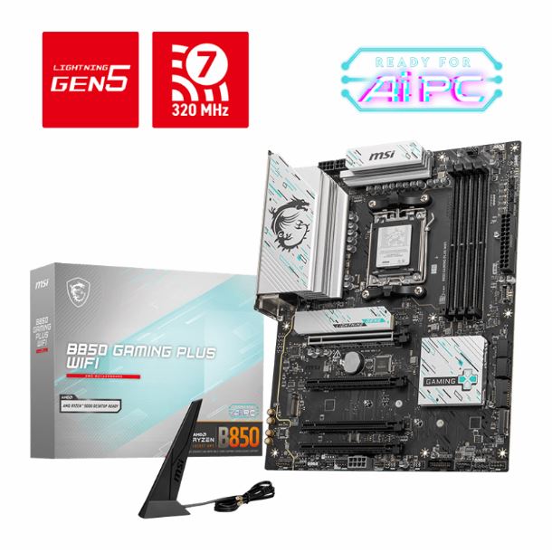 MOTHERBOARD MSI B850 GAMING PLUS WIFI AM5