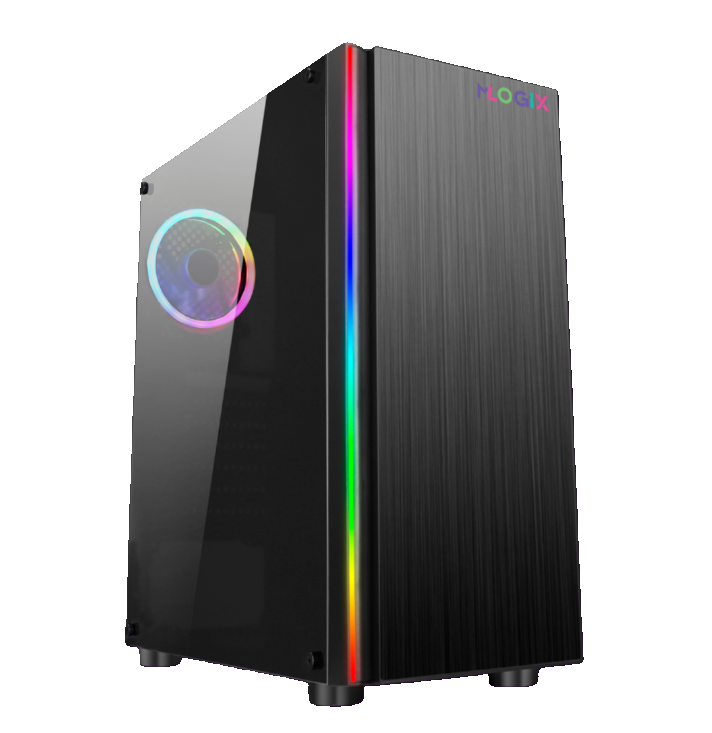 GABINETE MLOGIX FIGHTER RGB FAN