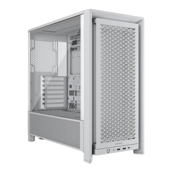 GABINETE CORSAIR FRAME 4000D MID-TOWER TG FULL MODULAR WHITE