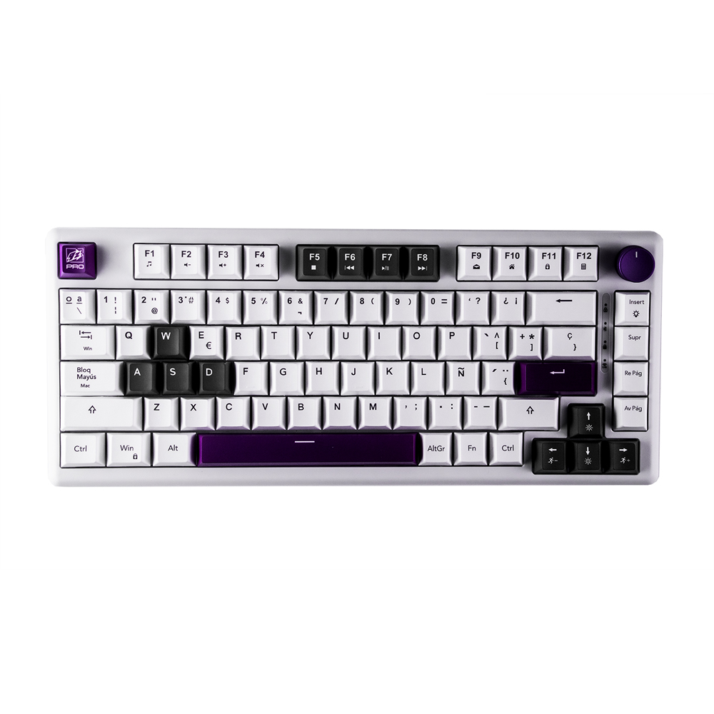 TECLADO INALÁMBRICO 9Z GHOST BLANCO