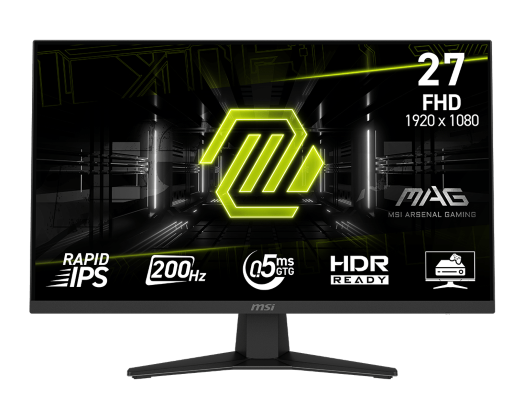 MONITOR MSI MAG 274F GAMING 27" FLAT IPS FHD 200HZ 0.5MS HDR