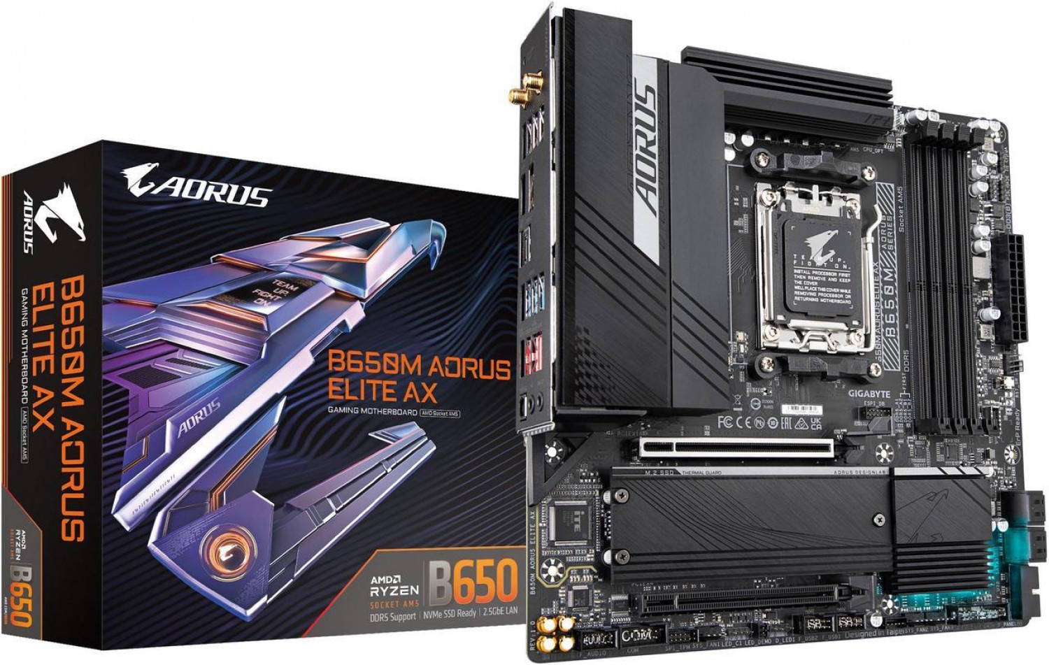 MOTHER GIGABYTE B650M AORUS ELITE AX 1.3 (AM5)