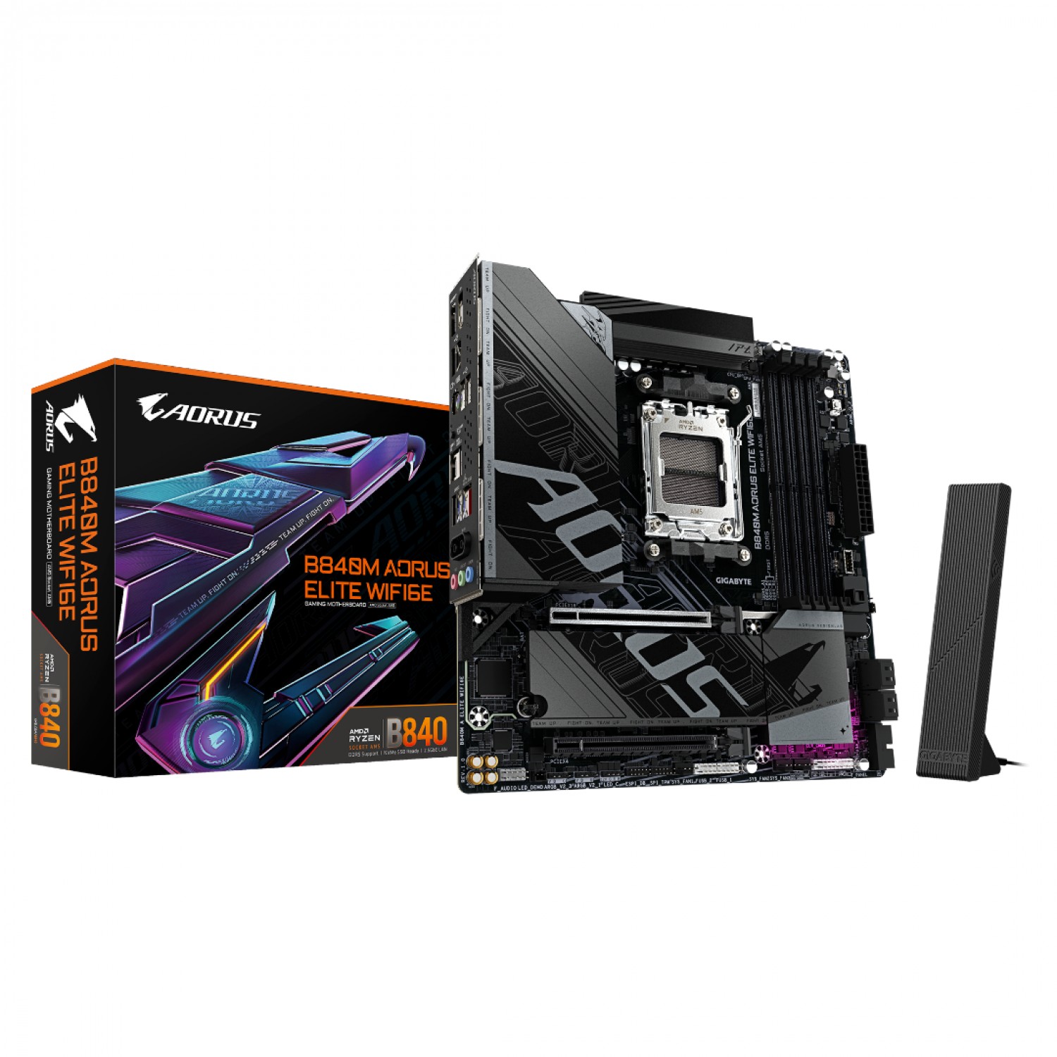 MOTHER GIGABYTE B840M A ELITE WIFI6E 1.0 (AM5)