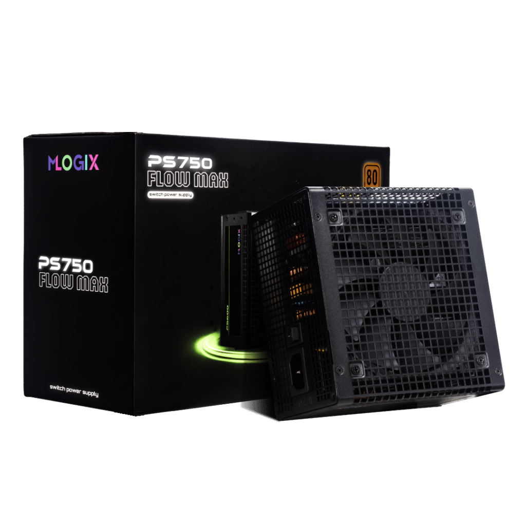 FUENTE 750W M-LOGIX FLOW MAX 80 PLUS