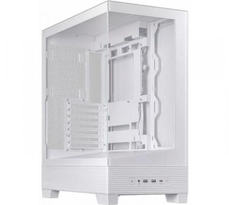 GABINETE ASUS A31 TG WHITE ATX S/FUENTE