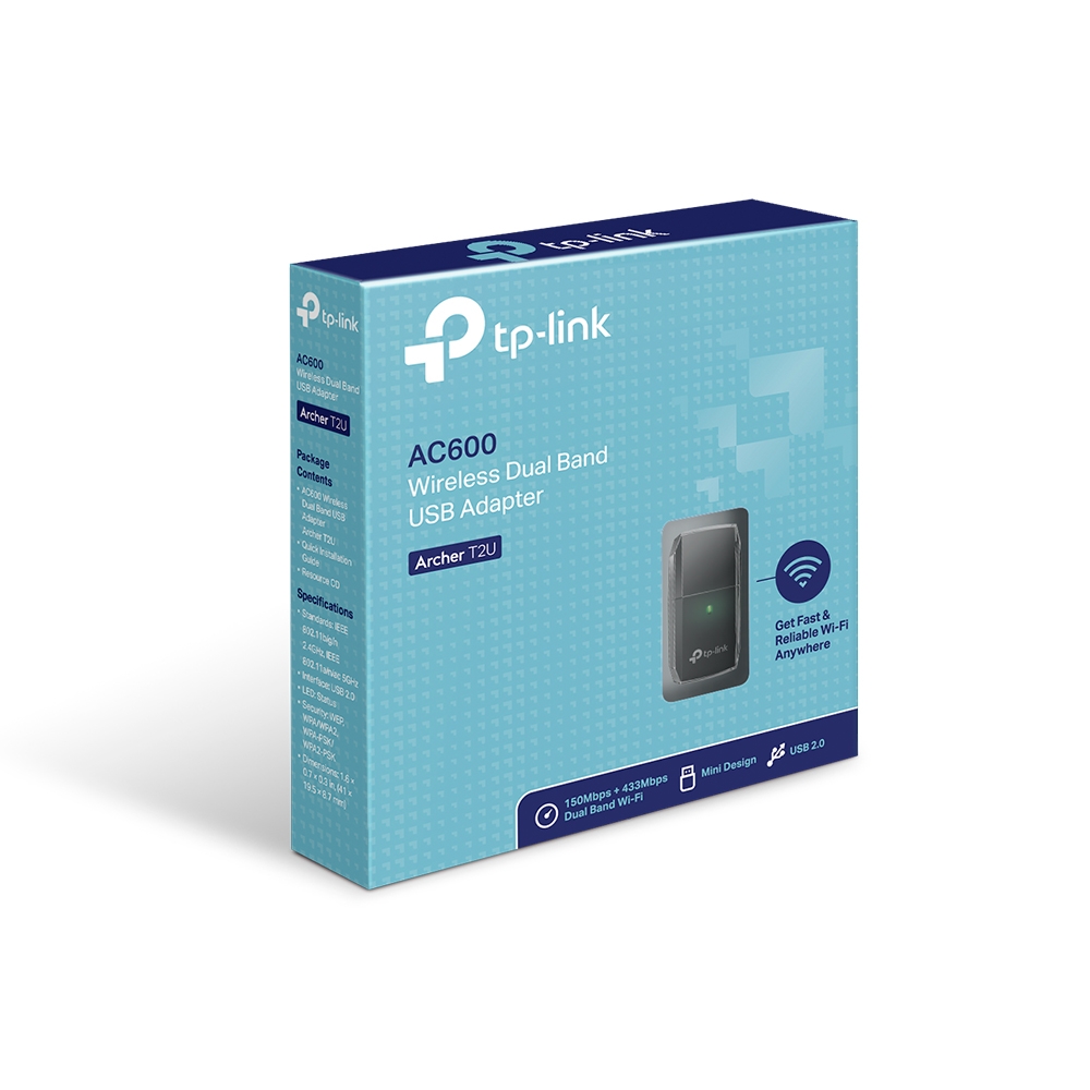 PLACA DE RED WIFI USB ARCHER T2U AC600 DUAL BAND