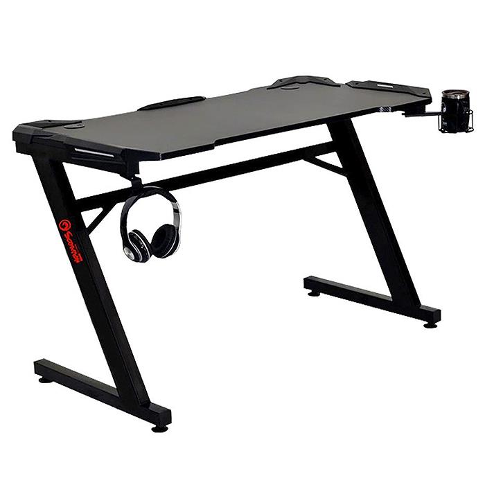 ESCRITORIO GAMER MARVO DE-05 METAL NEGRO