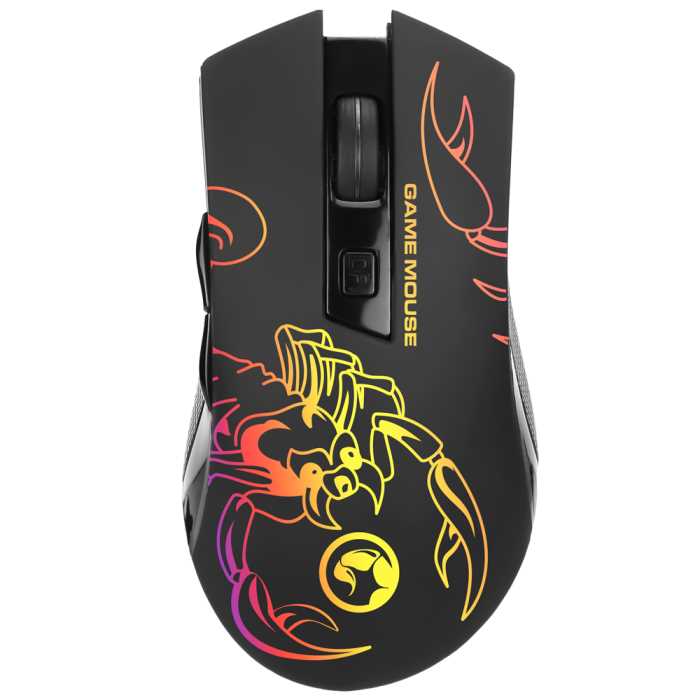 MOUSE MARVO M209 OPT 6400 DPI LED 7 COLORS
