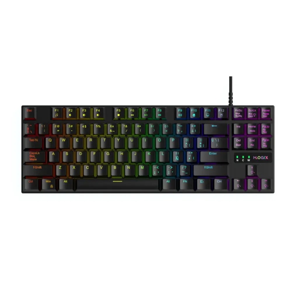 TECLADO MLOGIX MK87 GHOST BUSTER RGB