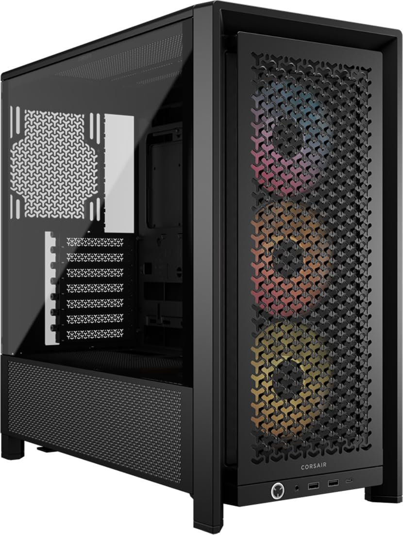 GABINETE GAMER CORSAIR 4000D FRAME RS ARGB 3X120MM FANS