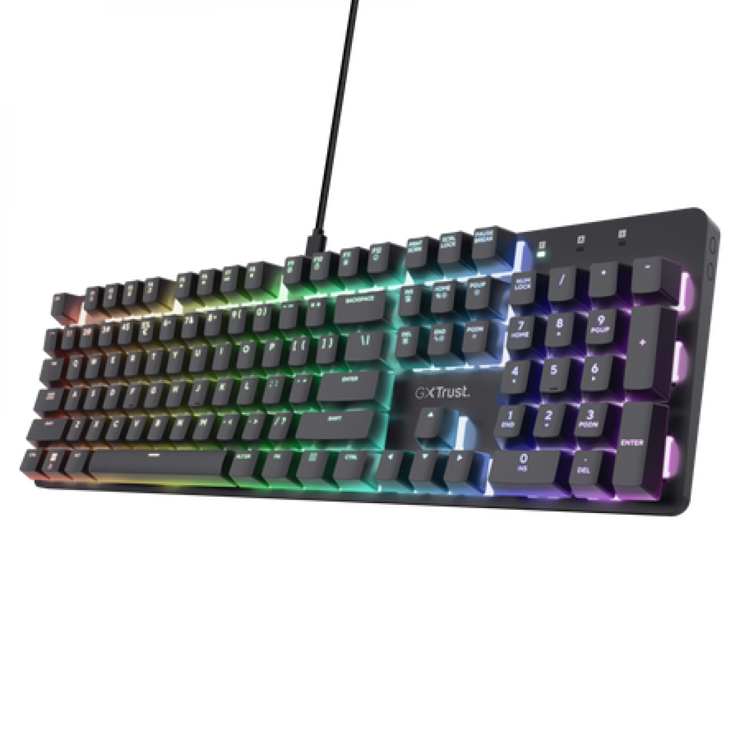 TECLADO TRUST GAMING GXT 871 ZORA MECANICO RGB
