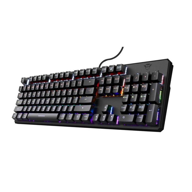 TECLADO MECANICO TRUST ASTA RETROILUMINADO GXT 865 USB