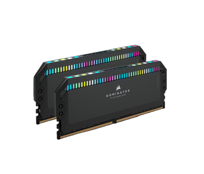 MEMORIA DDR5 CORSAIR 32GB (2X16GB) 6400 MHZ DOMINATOR PLATINUM RGB CL38