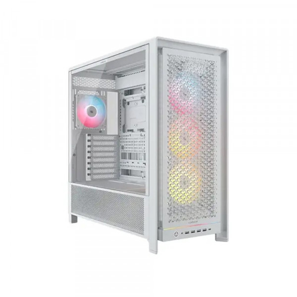 GABINETE CORSAIR 5000D FRAME RS ARGB MID-TOWER FAN RGB X4 WHITE