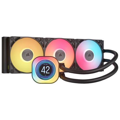 WATER COOLING CORSAIR ICUE LINK TITAN 360 RX LCD 3X CPU COOLER 360MM BLACK