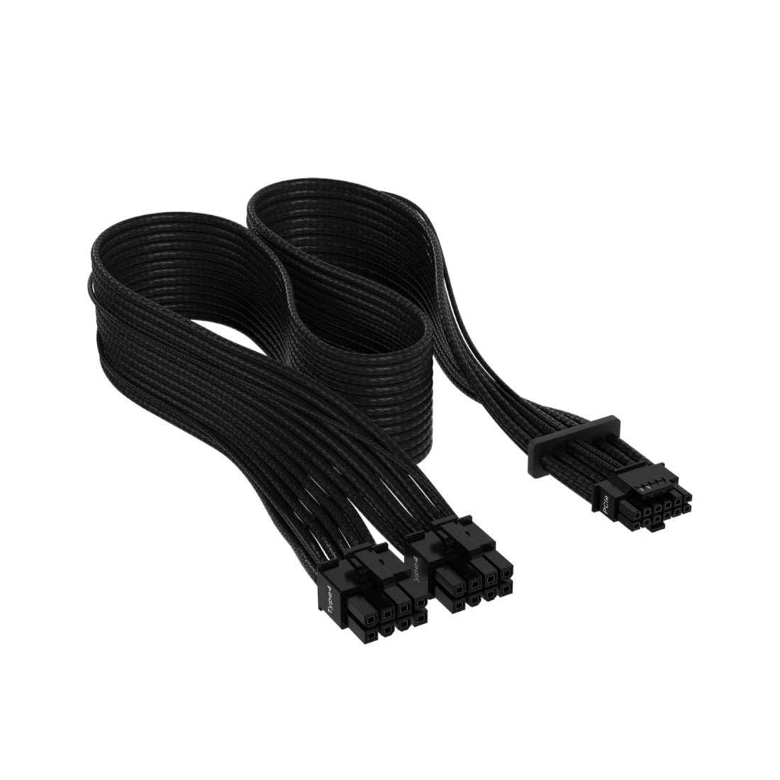 CABLE CORSAIR PREMIUM PCIE GEN 5 12V-2X6 DE 600 W Y 12+4 PATILLAS TYPE 4 BLACK