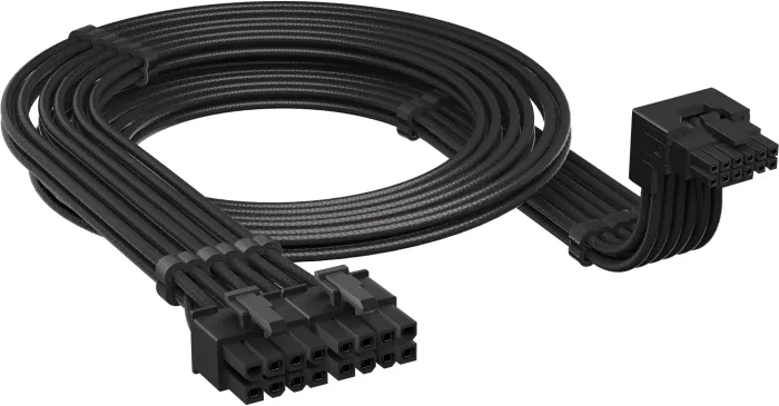 CABLE CORSAIR TIPO A 12 V Y 2 X 6 DE 90° TYPE 5 BLACK