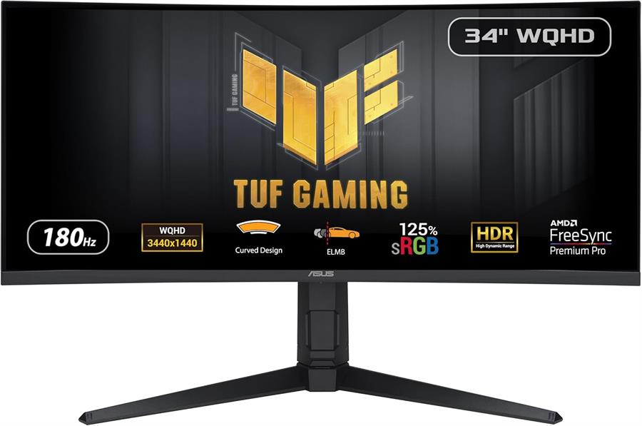 MONITOR ASUS TUF GAMING 34" VG34VQL3A-J VA QHD 2K 1MS