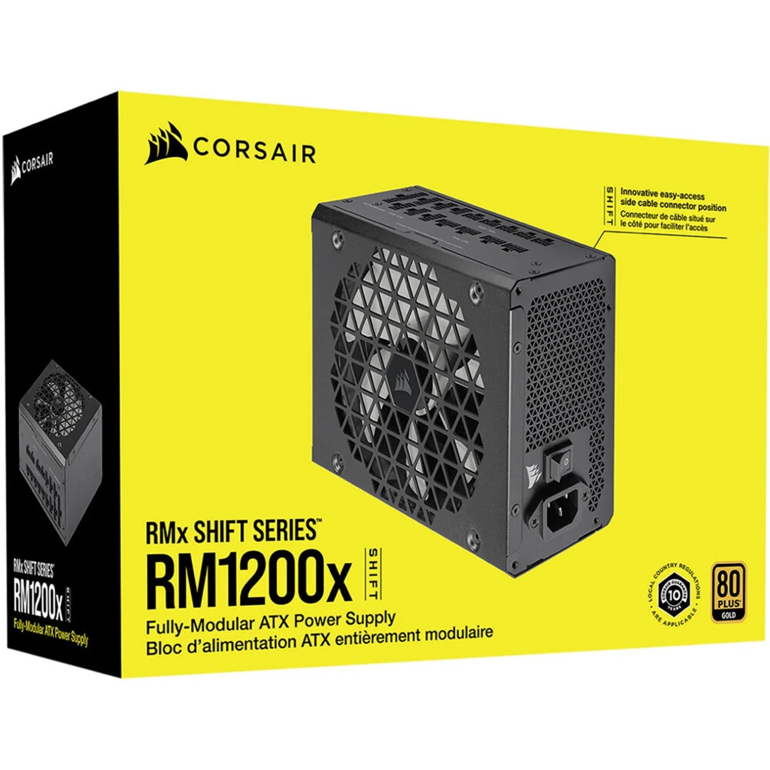 Fuente Corsair Rmx Shift 1200w 80+gold Full Modular Oem