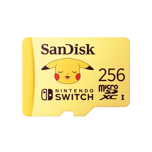 Tarjeta De Memoria Micro Sd Sandisk Microsdxc 256gb Uhs-i Card C10 U3 100mb For Nintendo Switch Pokemon Edition
