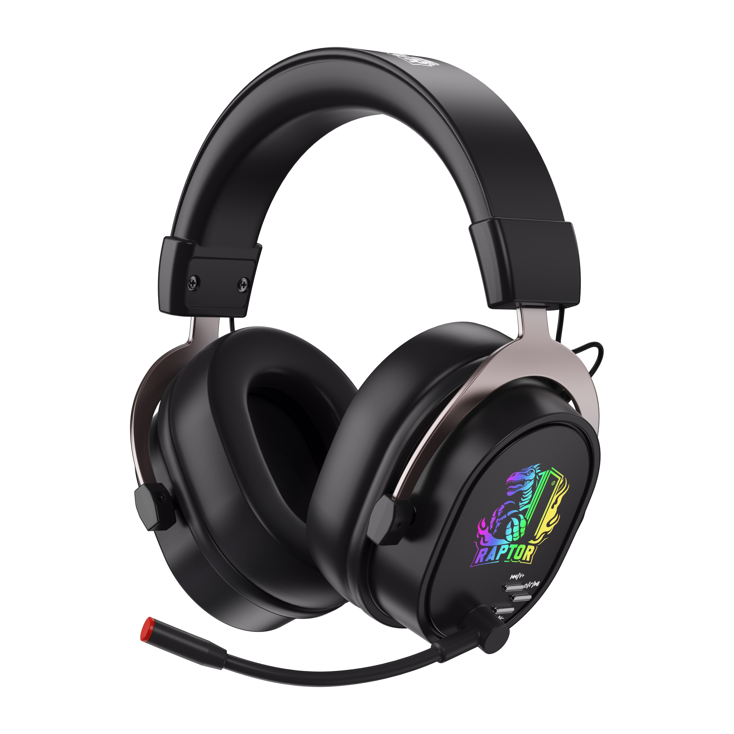 Auricular Gamer Raptor Inferno Pro X 7.1 Wireless Black